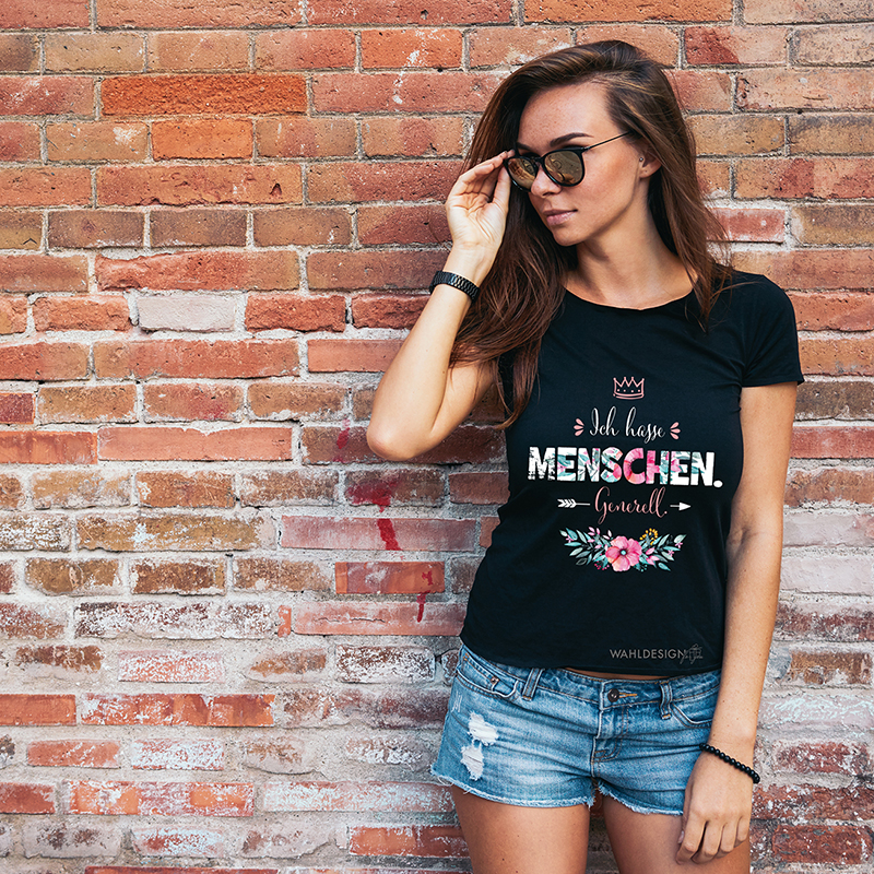 wahldesign4you / personalisierte T-Shirts / Damenstifts mit Spruch / T-Shirt Flex/Flockdruck